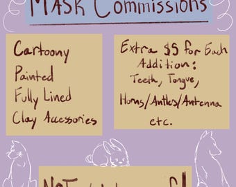 Mika’s Mask Commissions