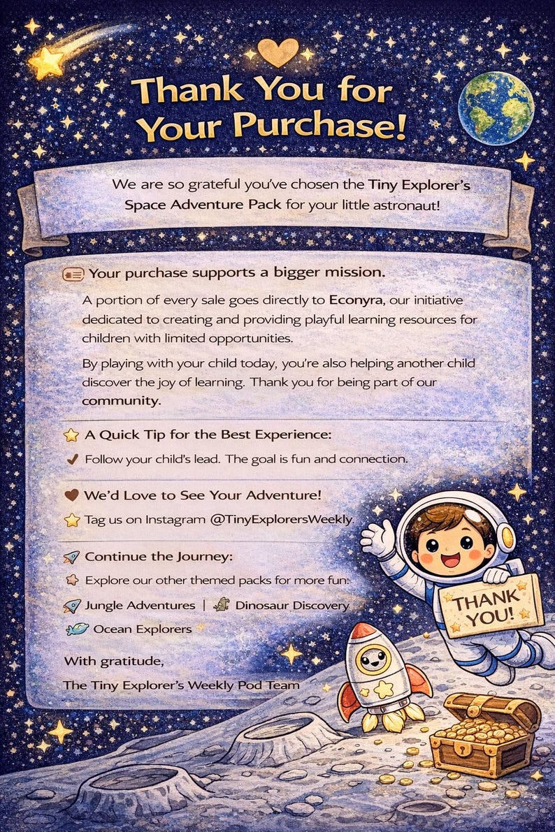 Space Explorers Pod, Astronaut Activity Pack (digital Download) - Etsy