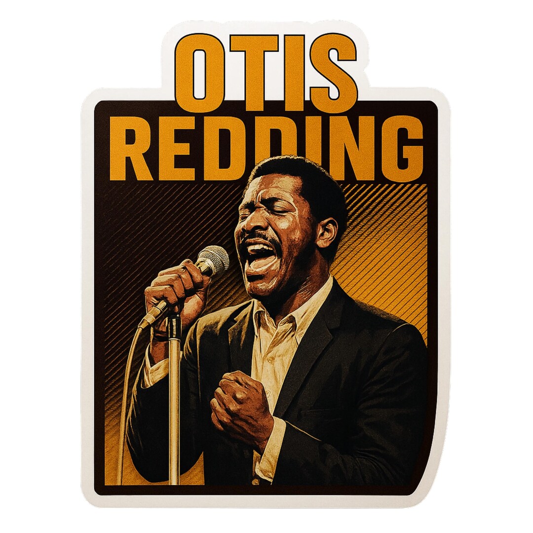 Otis Redding - Aesthetic Vinyl Sticker – Waterproof Quote Decal Sticker ...