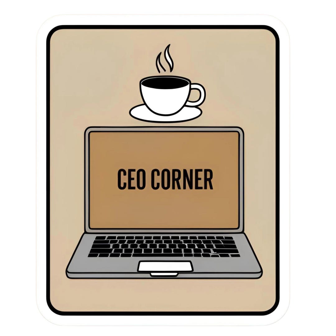 Ceo Corner - Aesthetic Vinyl Sticker – Waterproof Quote Decal Sticker ...