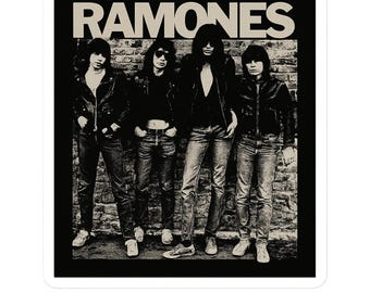 Ramones Sticker - Aesthetic Vinyl Sticker – Waterproof Quote Decal Sticker for Laptop, Water Bottle, Car, Phone, Scrapbook