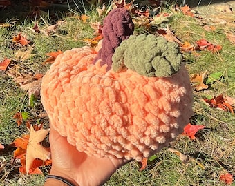Stuffed Crochet Pumpkin Plush