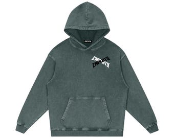 Felpa con cappuccio incrociata