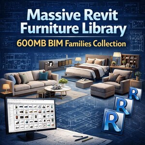 Massive Revit Furniture Library – 600MB BIM Families Collection