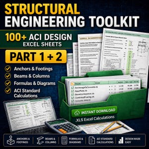 Structural Engineering | ACI 318 Design Calculations | Beam, Column, Footing & Foundation Design