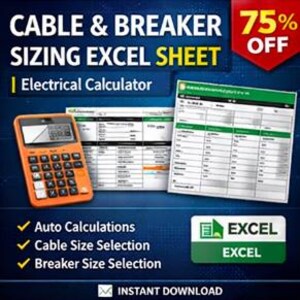Foglio Excel per il dimensionamento di cavi e interruttori / Calcolatrice elettrica