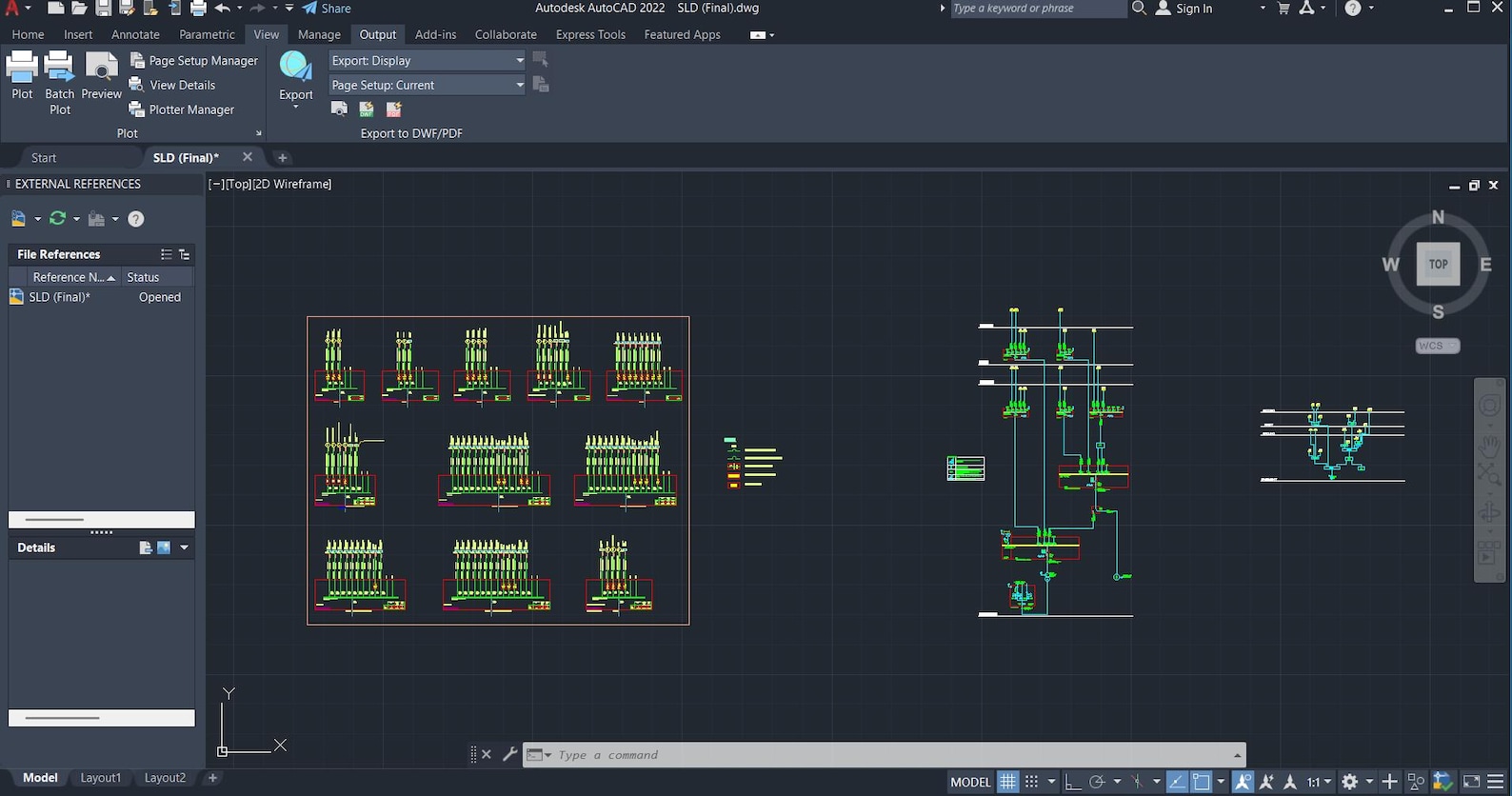 Electrical SLD Autocad Drawing – Single Line Diagram DWG | Power ...