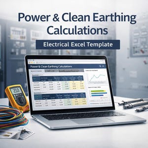 Calcoli di messa a terra di potenza e pulizia – Modello Excel elettrico