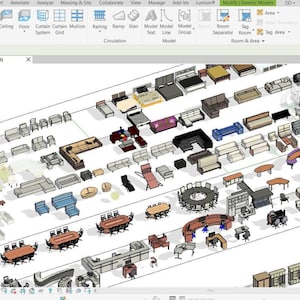 Massive Revit Furniture Library – 600MB BIM Families Collection - Etsy