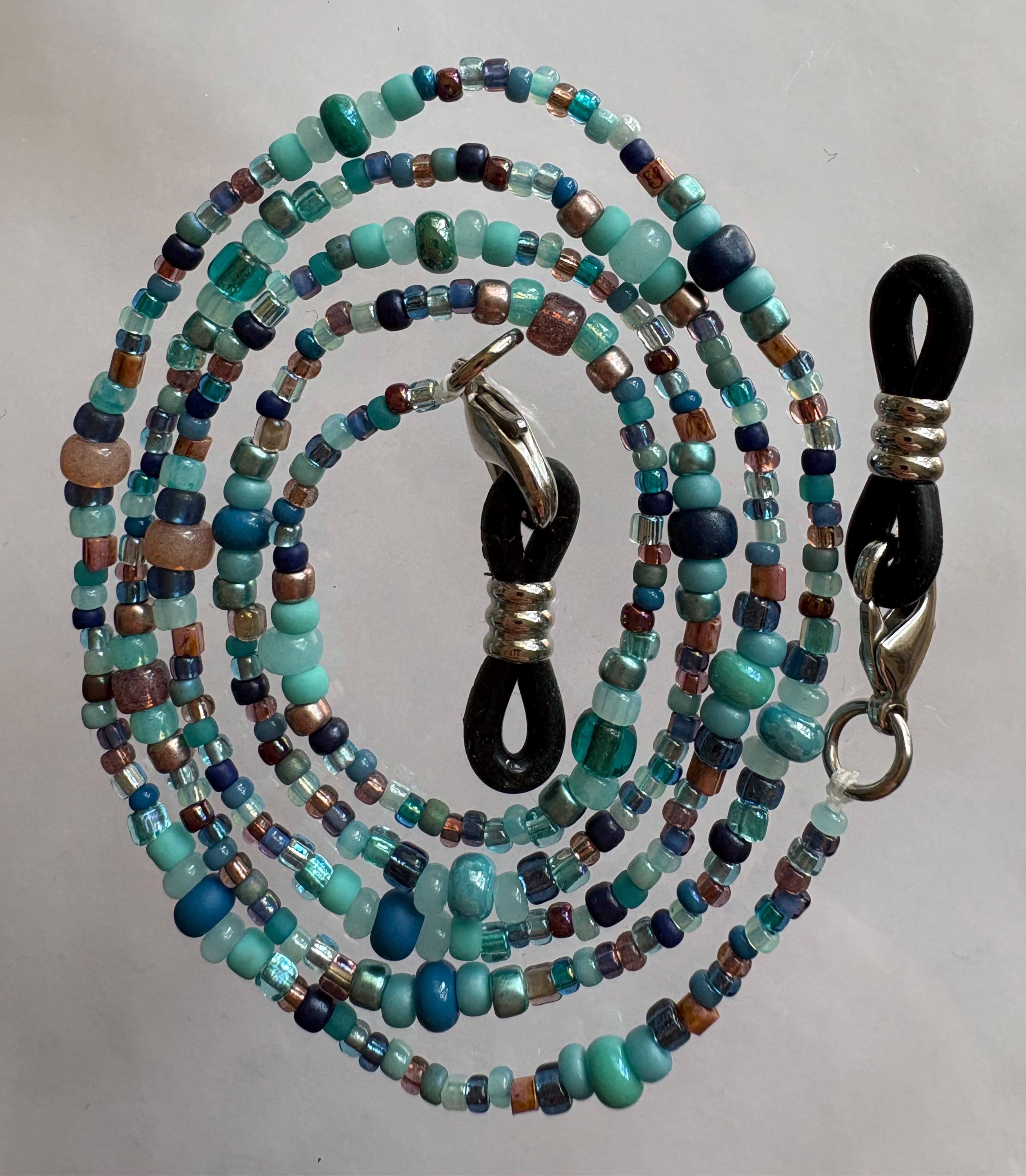 Aquamarine Eyeglass Chain