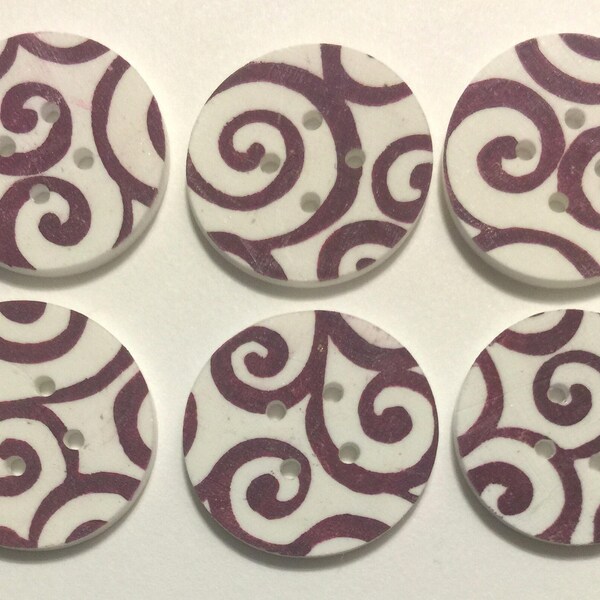 Purple Hydrangea Buttons