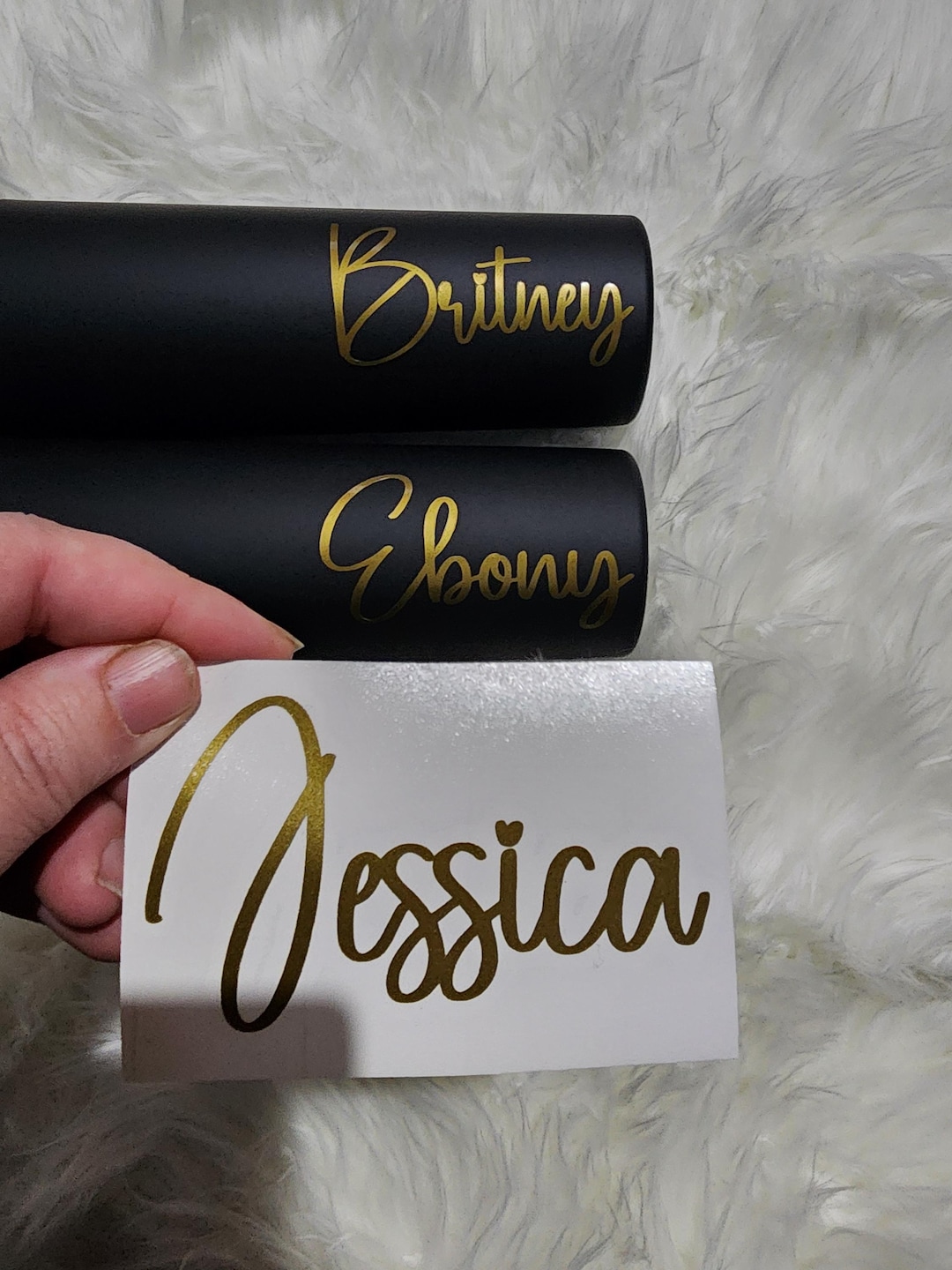 Custom Name Decal, Personalized Vinyl Name Sticker - Etsy