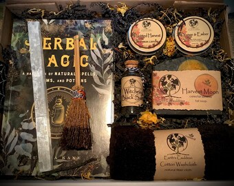 Witches Self Care Gift Set ~ Small Batch Palm Oil Free, Plastic Free, All Natural Handmade Soap