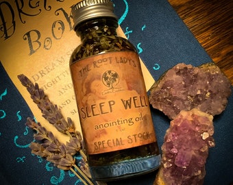 Sleep Well ~ Deluxe Cauldron Potion Oil, Ritual Oil, Spell Oil, Intention Oil, 100% Natural, Altar Oil