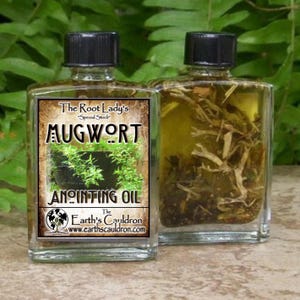 Mugwort ~ Psychic Powers ~ Deluxe Cauldron Potion Oil, Ritual Oil, Spell Oil, Intention Oil, 100% Natural, Altar Oil