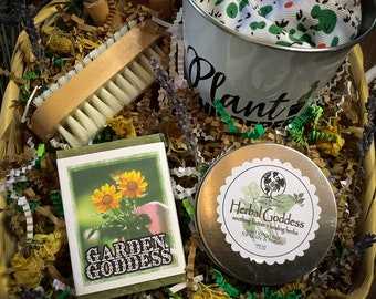 Garden Goddess Spring Gift Set ~ Small Batch Palm Oil Free, Plastic Free, All Natural Handmade Soap