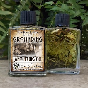 Grounding ~ Spell and Anointing Oil, Ritual Oil, Intention Oil, 100% Natural, Altar Oil