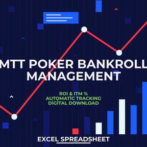 MTT Poker Bankroll Tracker – Excel Tournament Management Spreadsheet (Basic Version)