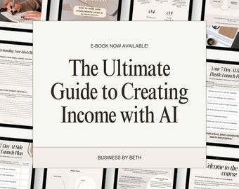 Trabajo extra con IA para principiantes / Guía práctica para generar ingresos pasivos con IA / Libro electrónico digital sin programación