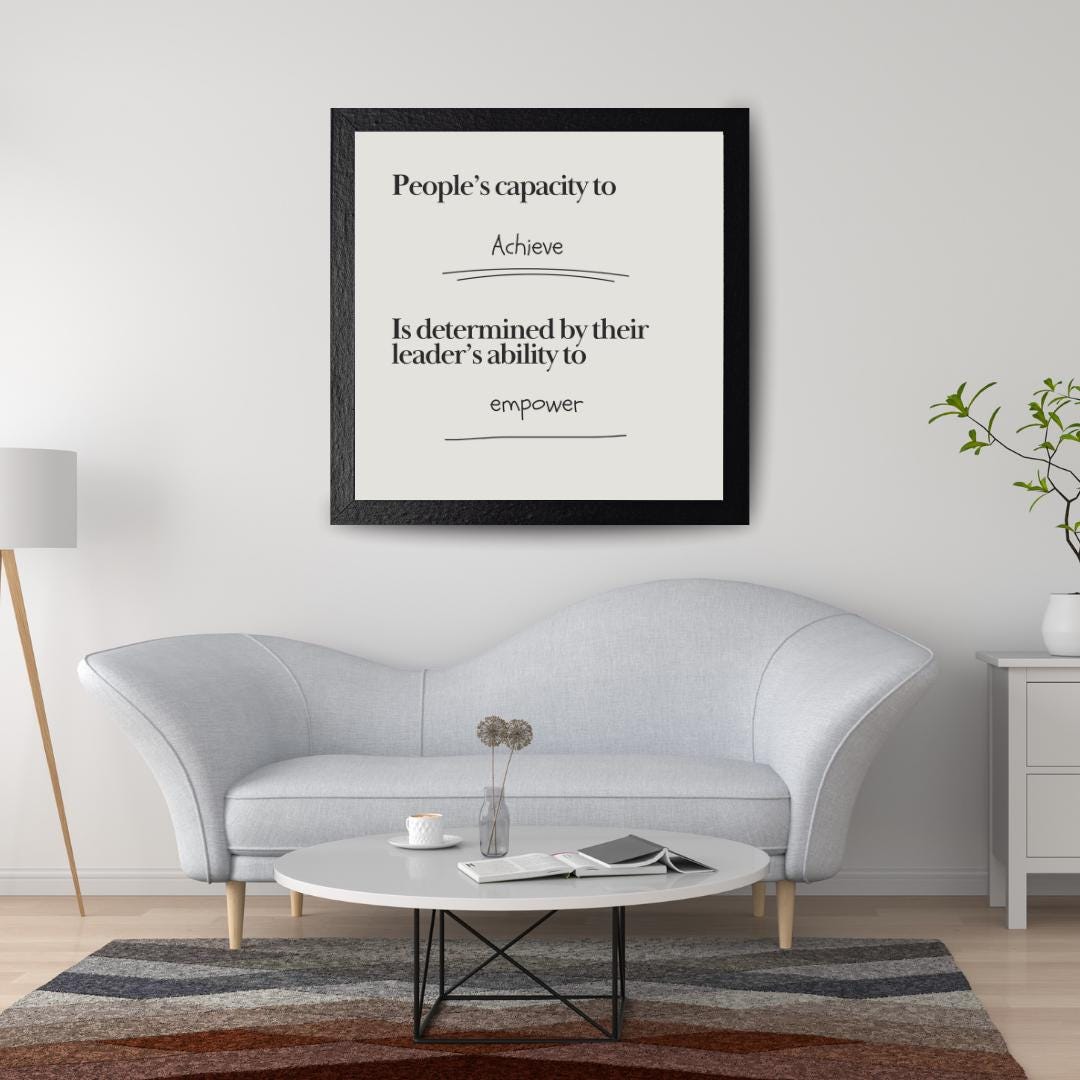 Minimalist Motivational Quote Art, Neutral Office Decor (digital ...