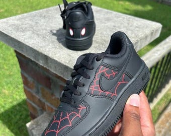 Custom Womeens Air Force 1 Sneakers | Spider Man
