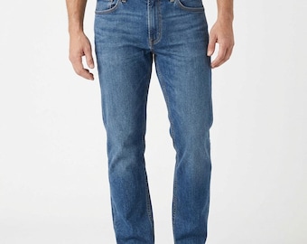 Lucky Brand 361 Vintage Straight Blue Stretch Jeans Men Rozmiar 34X30