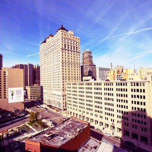 Detroit Photography - Detroit Rooftops - Fine Art Print