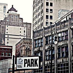 Detroit Photography - Downtown Detroit - 8x12