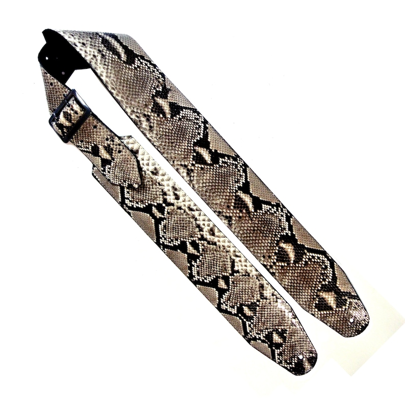 Randy Rhoads Python skin guitar strap replica