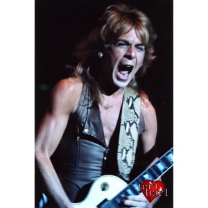 Randy Rhoads Python Skin Replica Guitar Strap, Custom Cut image 5