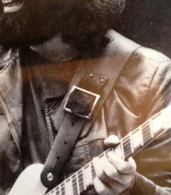 JERRY GARCIA Cinghia per chitarra Replica lunghezza standard Grateful Dead JERI HART 