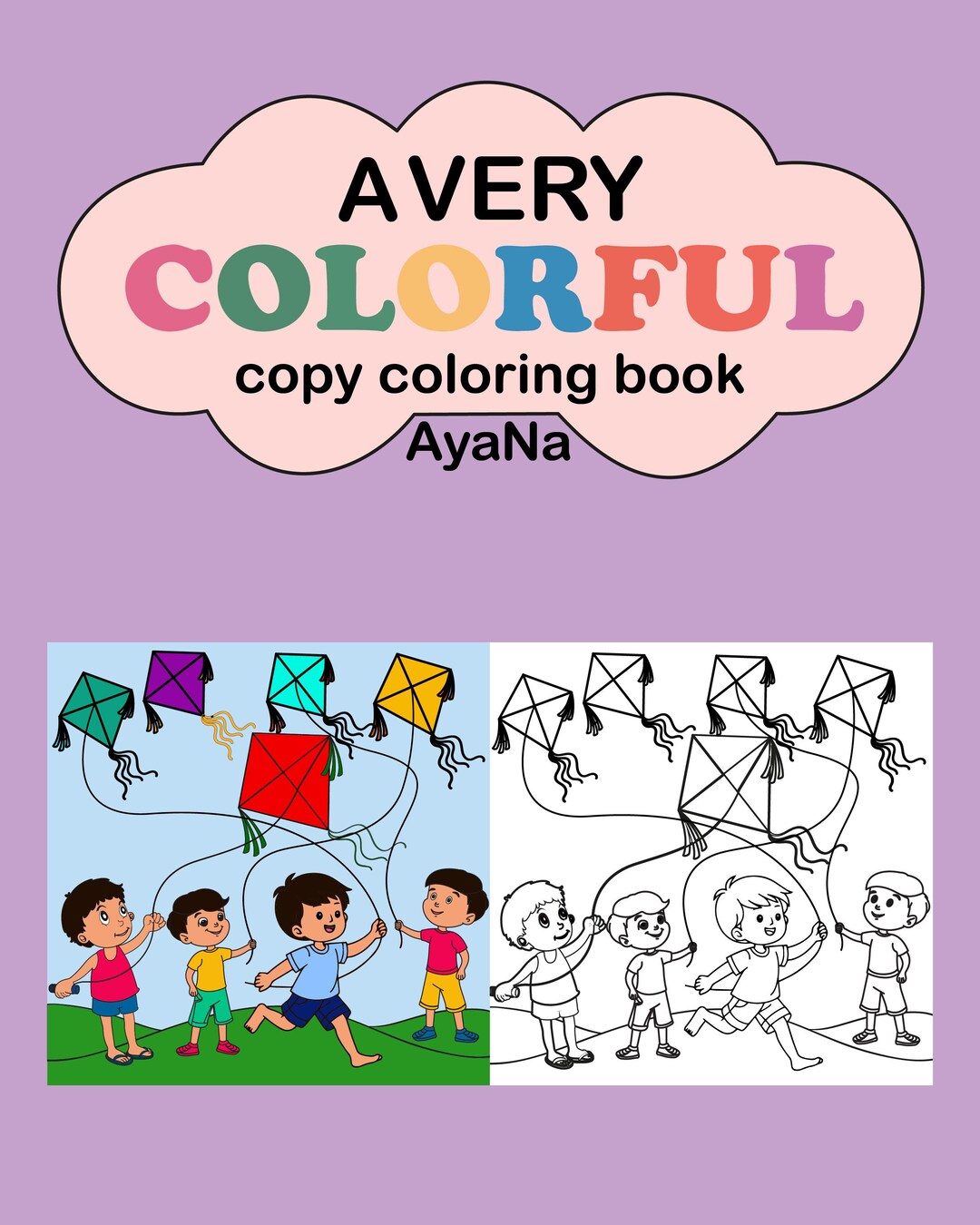 A Very Colorful Copy Coloring Book - Etsy