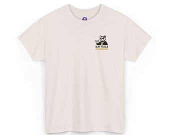 Rat Race Champion Illustration Tee | Parody Graphic