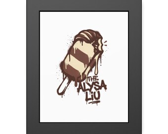 Alysa Liu Ice Cream Street Art | Banksy-Style Art