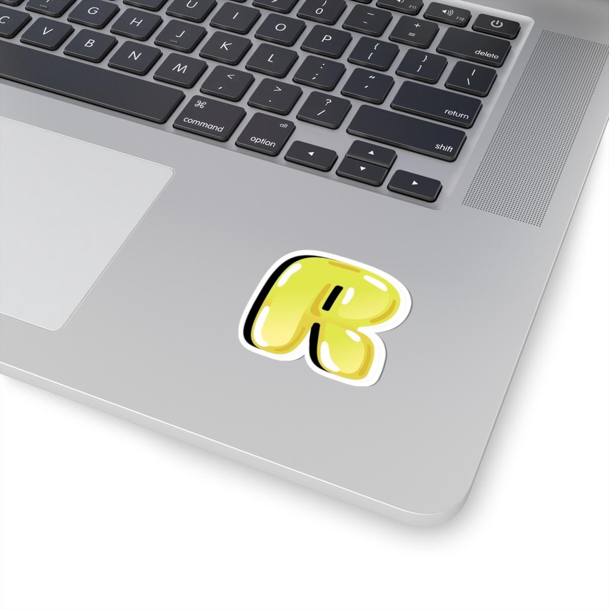Sticker Name With R Yellow Bubble Letter R Sticker | Kiss-cut Sticker, Alphabet Decal - Etsy