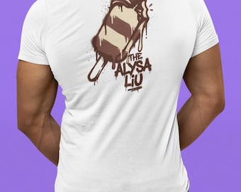Alysa Liu Ice Cream Bar Tee | Small Chest Logo, Back Dessert Graphic