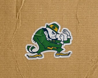 Fighting Hunchbacks of Notre Dame Kiss-Cut Sticker | Irish Mascot Decal