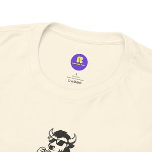 Camiseta Buff-Alo Rancid de levantamiento de pesas con estampado de búfalo / Camiseta con estampado de animal de gimnasio imagen 8