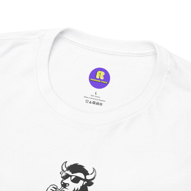 Camiseta Buff-Alo Rancid de levantamiento de pesas con estampado de búfalo / Camiseta con estampado de animal de gimnasio imagen 7