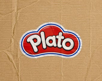 Plato Branded Dough for Philosophers | Kiss-Cut Sticker