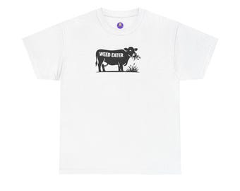 Camiseta de vaca desmalezadora campestre / Camiseta con humor de granja ranchera