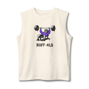 Rancid Buff-Alo Bench Press Buffalo Graphic Tank | Muscle Tank image 3
