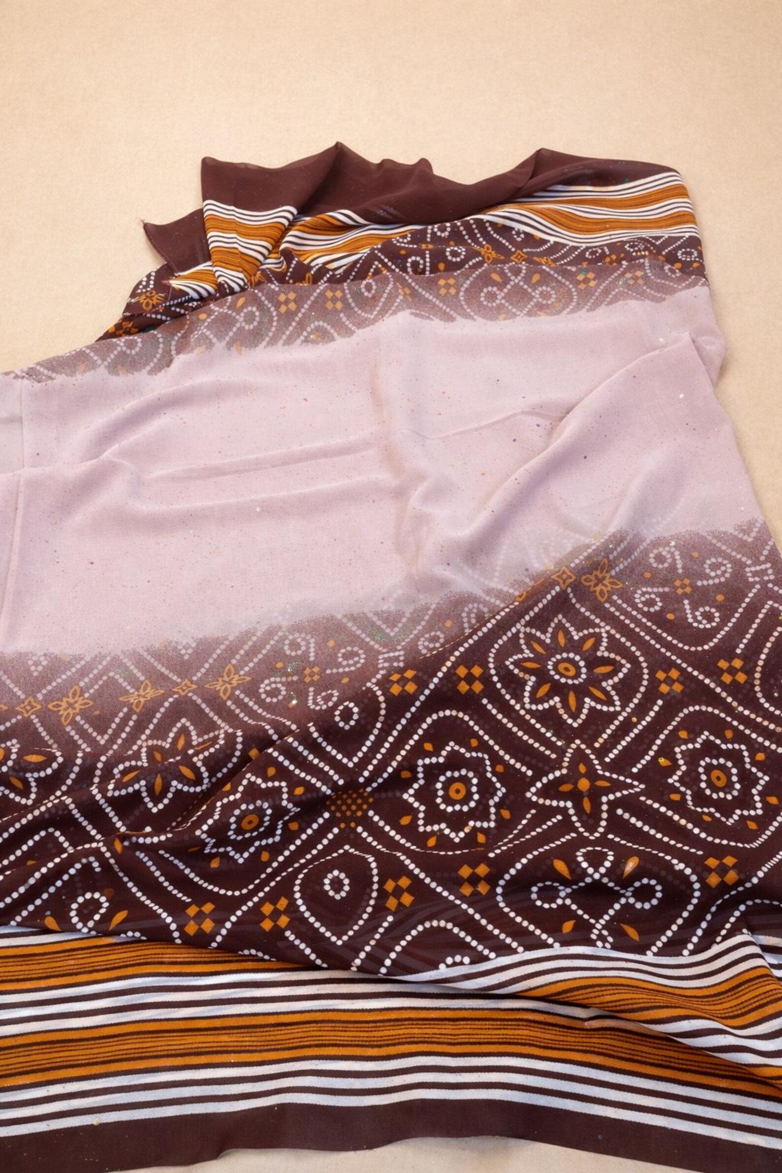 Somali Baati Set | Brown Modest Maxi Dress With Garbasaar - Etsy