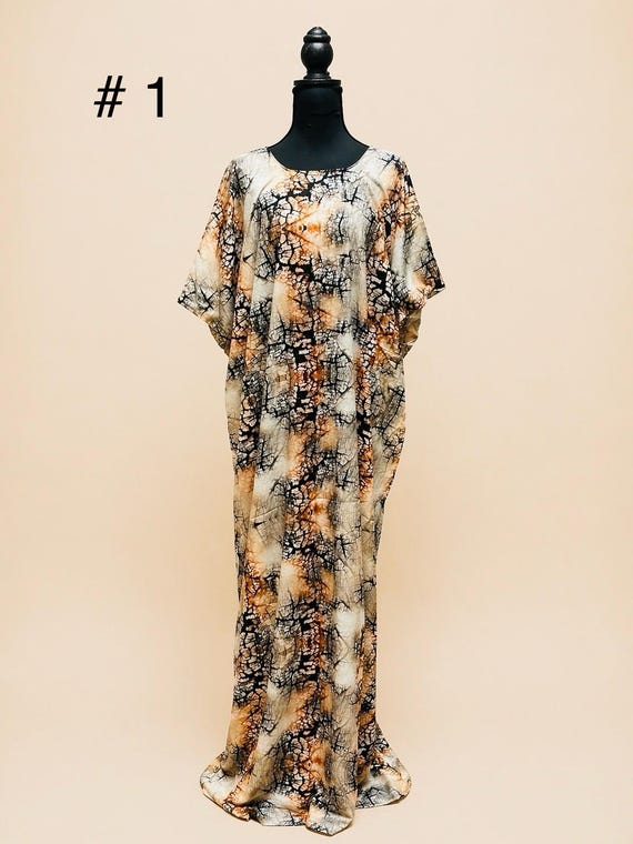 baati dress Mosaic Print Free Size perfect for home wear Blue nuriyah Print Bati Dress