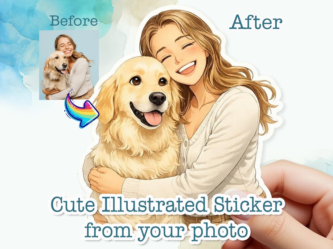Cute Photo to Sticker | Custom Cartoon Sticker From Your Photo ...