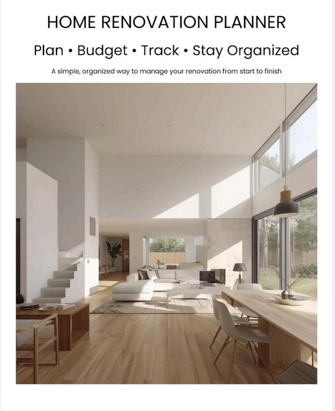Home Renovation Planner Printable | DIY Remodel Workbook - Etsy