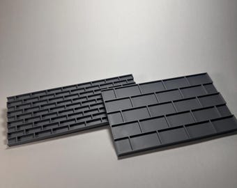 Brick Wall Template | Diorama | Miniature | 1:12 scale