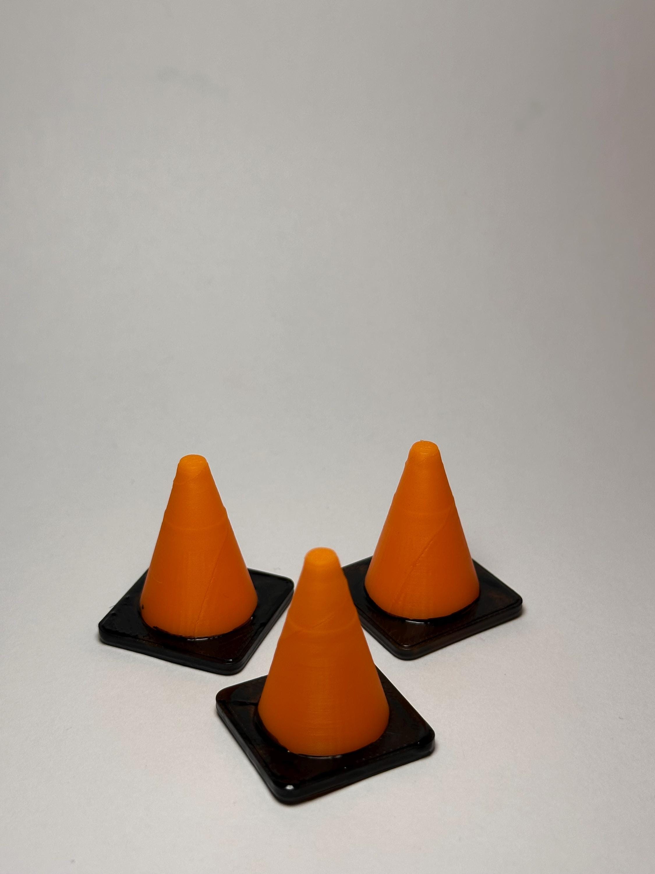 Mini Traffic Cone | 25 Mm Stackable | 3 - 10 Pack - Etsy
