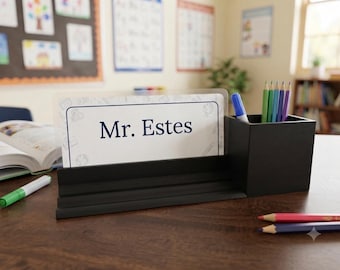 Name Plate | Pen Container