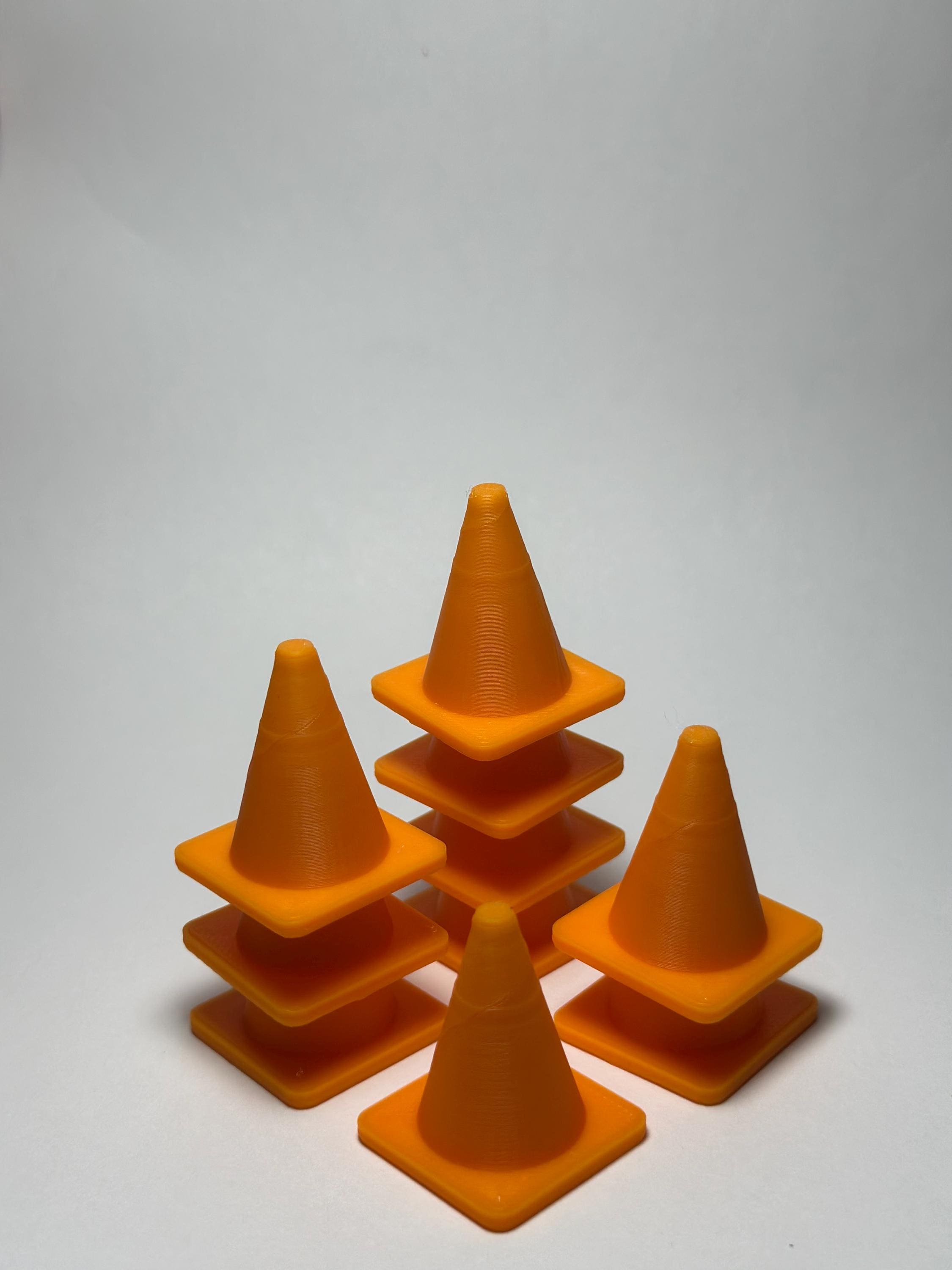 Mini Traffic Cone | 25 Mm Stackable | 3 - 10 Pack - Etsy